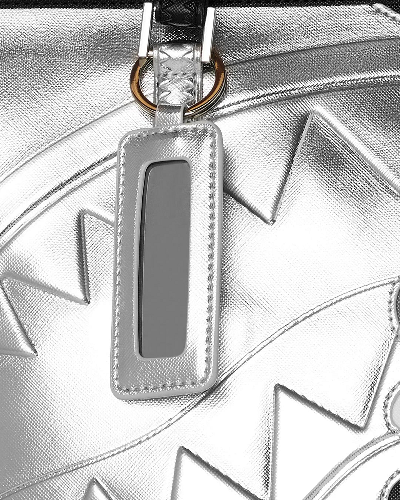 SPRAYGROUND T8930 SILVER SIDE DRIP TOTE S26