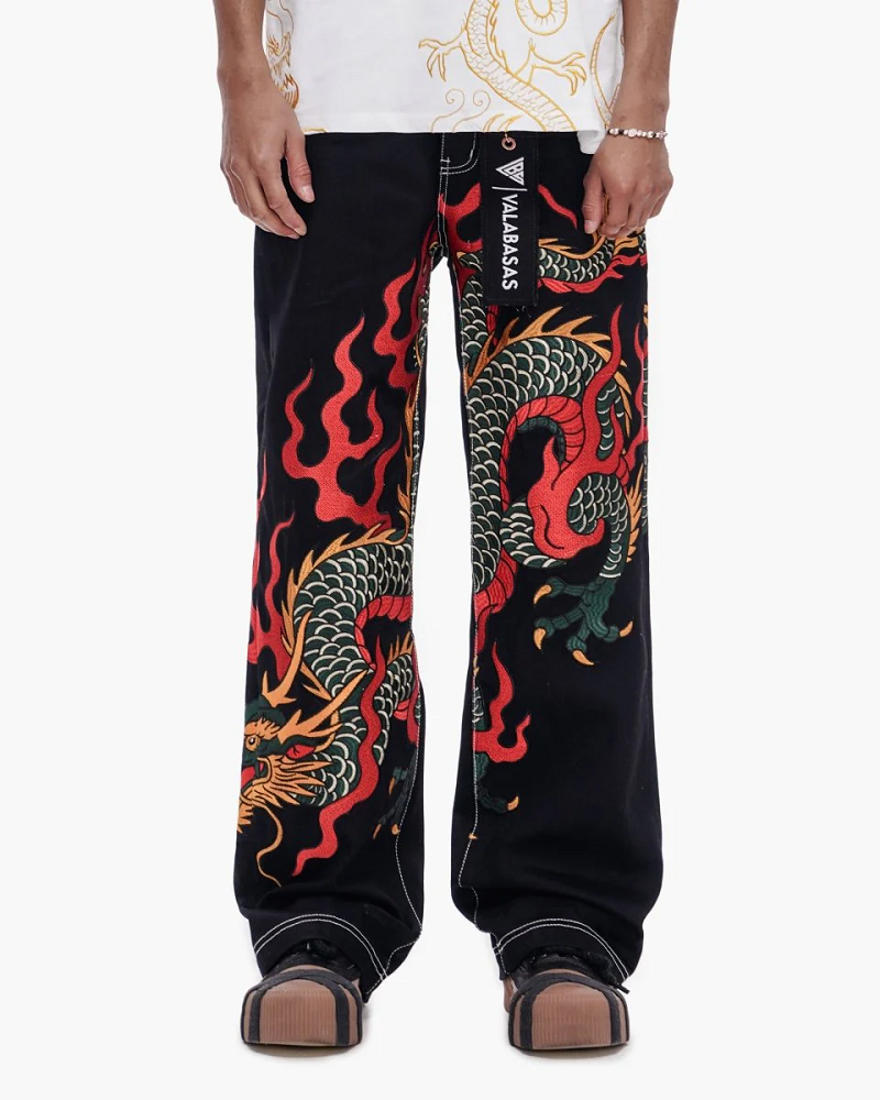 VALABASAS VLBS-VJ7-1082 BLAZE FANG STRAIGHT LEG DENIM