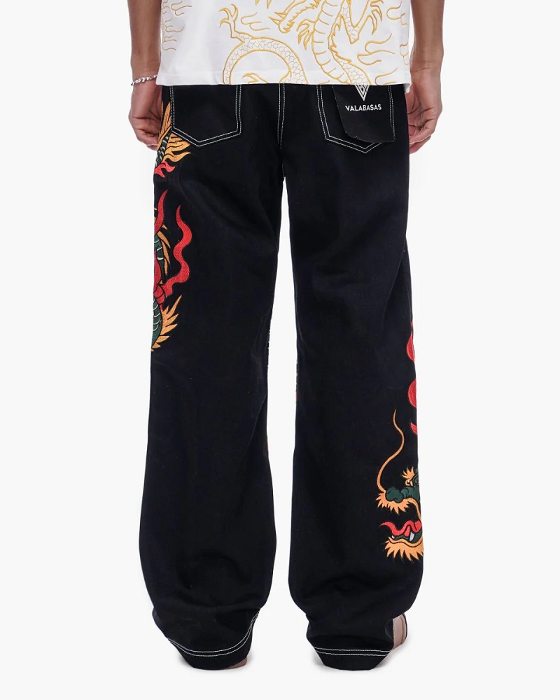 VALABASAS VLBS-VJ7-1082 BLAZE FANG STRAIGHT LEG DENIM