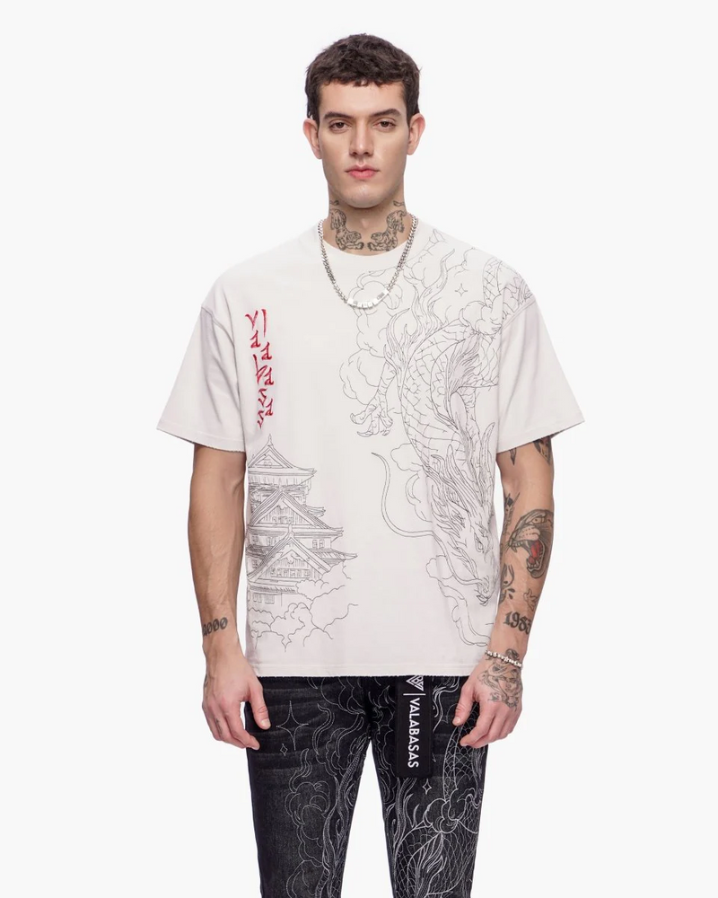 VALABASAS VLBS-VT1-1099 MIST TEMPLE TEE
