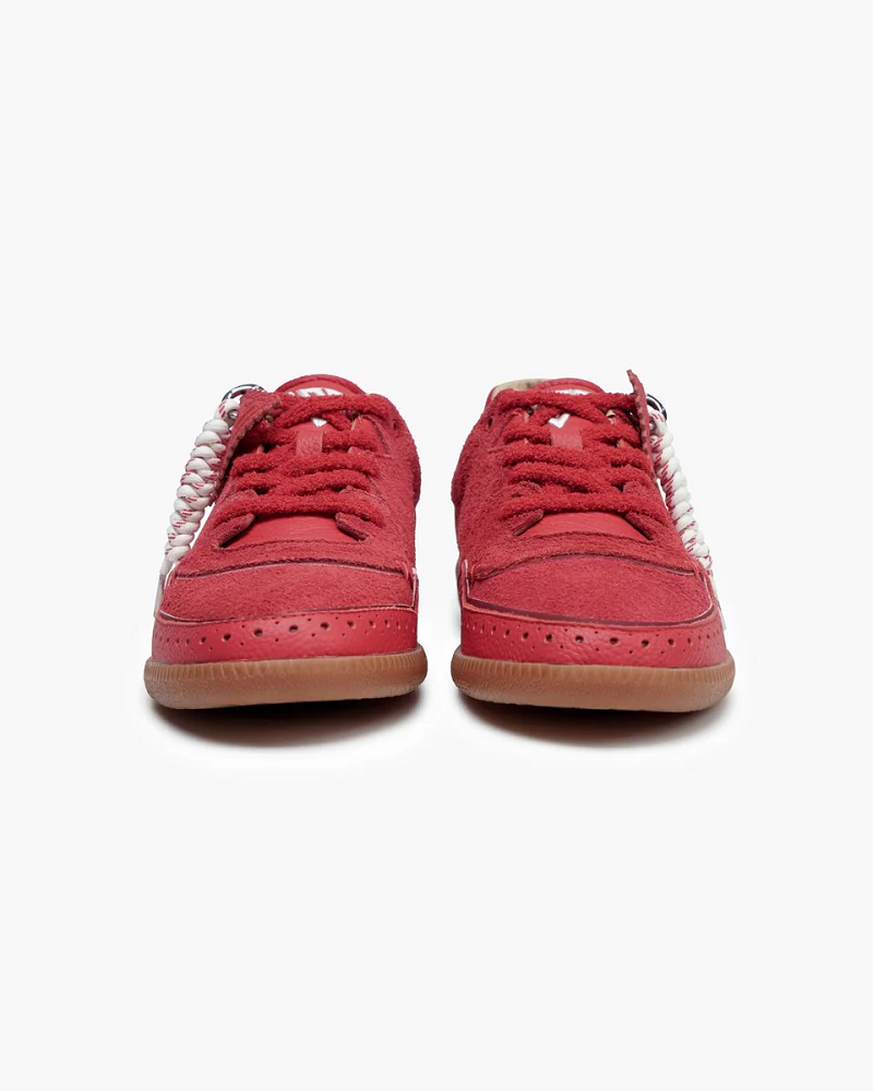 VALABASAS VLBS-ABLE-100 ABLE SUDED RED SNEAKERS