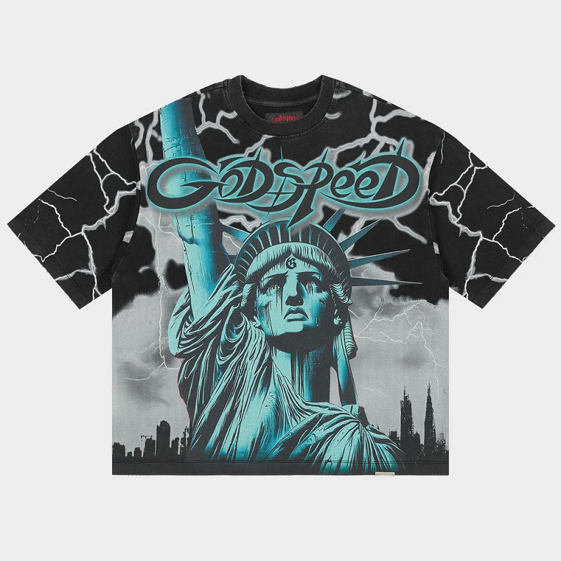GODSPEED VOLTAGE-T-S-WOLF-BOOM427 TEE