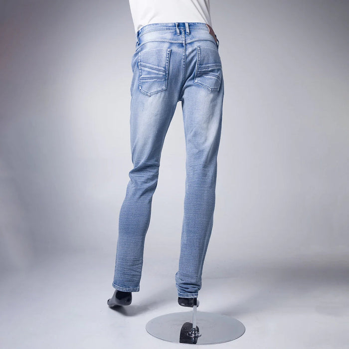 A.Tiziano Edward 5-Pocket Jean With Abrasions Mens Pants & Shorts A. TIZIANO 641187360428 Free Shipping Worldwide