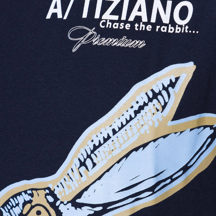 A.Tiziano ’Ford’ Graphic Print Crewneck Tee Mens Tees 0641187083365 Free Shipping Worldwide