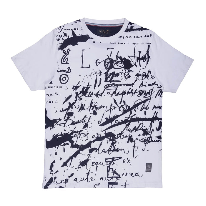 A.Tiziano Franco S/S Crew Neck Graphic Tee Mens Tees 641187034381 Free Shipping Worldwide