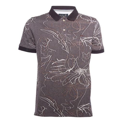 A.Tiziano ’Karson’ Jacquard Knit Polo Shirt Men’s Shirts 641187102912