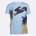 A.Tiziano ’Leon’ Graphic Print Crewneck Tee Men’s T-Shirts A. TIZIANO 0641187083273 Free Shipping Worldwide