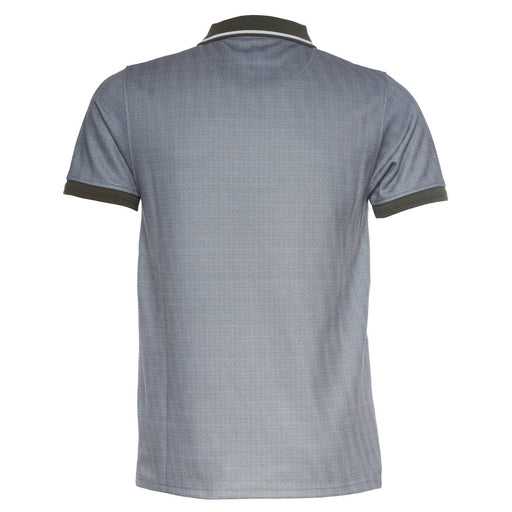 A.Tiziano ’Ryker’ Jacquard Knit Polo Shirt Men’s Shirts 641187079948 Free Shipping Worldwide
