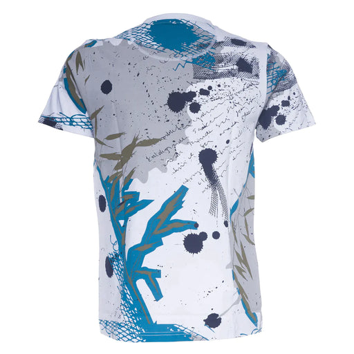A.Tiziano ’Zander’ Graphic Print Crew T-Shirt Men’s T-Shirts 641187081118 Free Shipping Worldwide