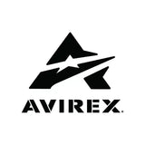 Avirex black star logo design on white background.