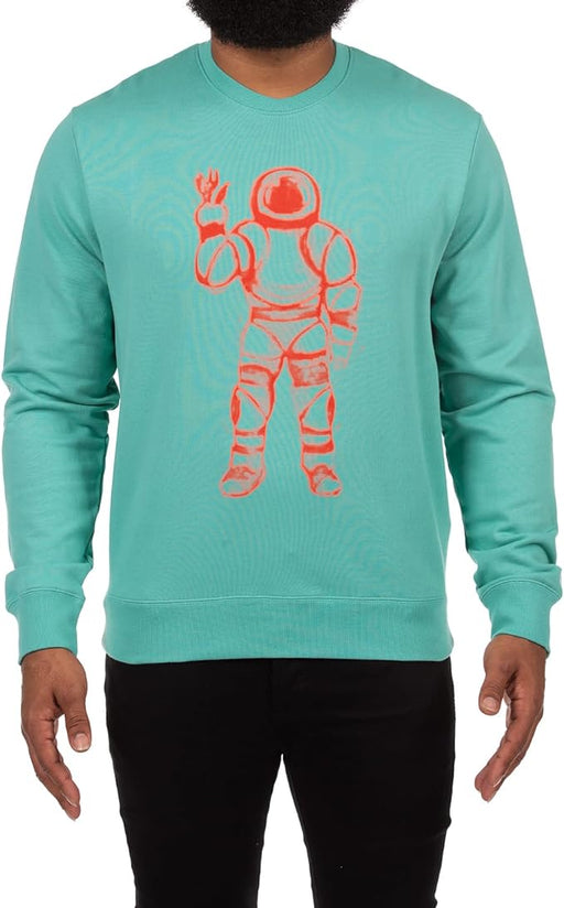 BILLIONAIRE BOYS CLUB Iconic Astro Image Design Long Sleeve Crew Neck OVERSIZED FIT Men’s Sweaters 194887185063