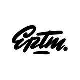 Black cursive ’eptm.’ logo sticker