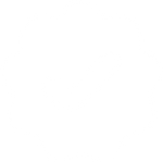 Black pixelated checkmark icon on white background.
