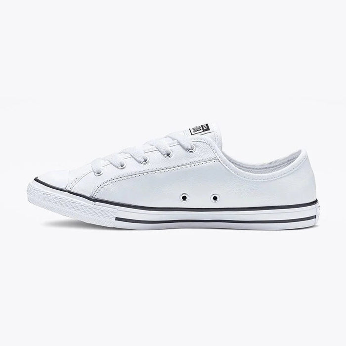 Converse Womens Chuck Taylor All Star Dainty Leather Low Top Shoes 888757138906 Free Shipping Worldwide
