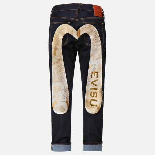 Evisu Men’s Japanese Pattern Daicock Print Jeans Mens Pants & Shorts EVISU 4894565623271 Free Shipping Worldwide