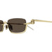 Gucci Rectangular Frame Sunglasses 0889652412689 Free Shipping Worldwide