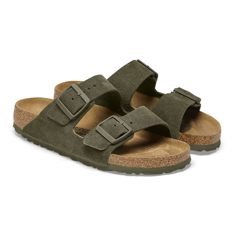 Birkenstock Arizona Suede Leather Sandals