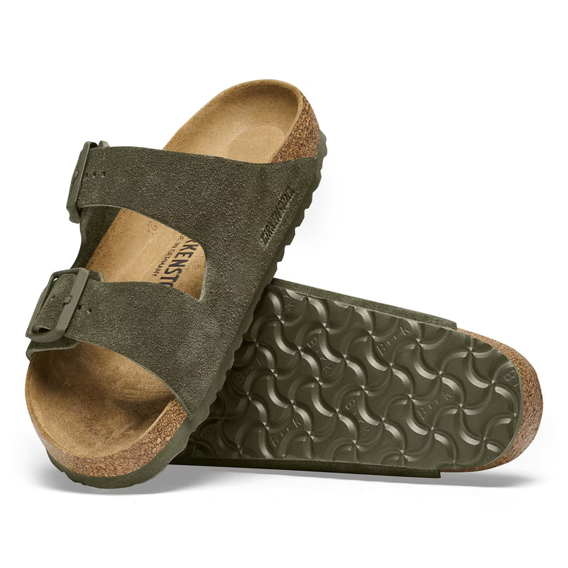 Birkenstock Arizona Suede Leather Sandals