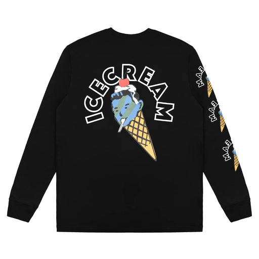 ICECREAM Cone Man L/S Knit Tee Men’s T-Shirts 488612 Free Shipping Worldwide