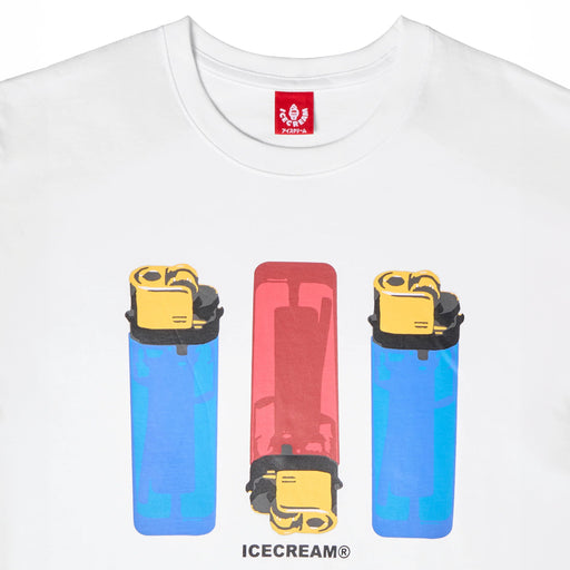 ICECREAM Flame On S/S Tee Men’s T - Shirts 193034114208