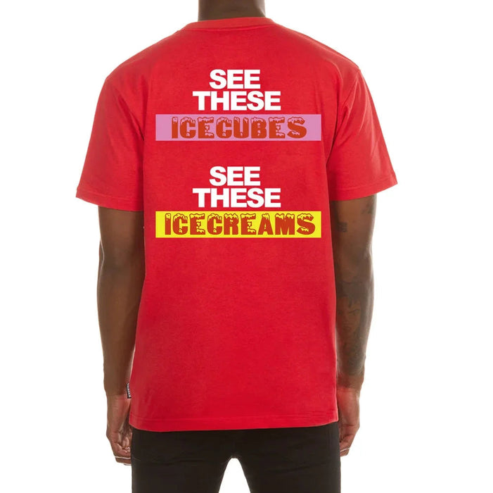 ICECREAM Ice Cubes S/S Tee Mens Tees 193034073680 Free Shipping Worldwide