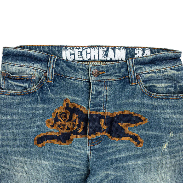ICECREAM Mens Stitch Jean Pants & Shorts 193034028840 Free Shipping Worldwide