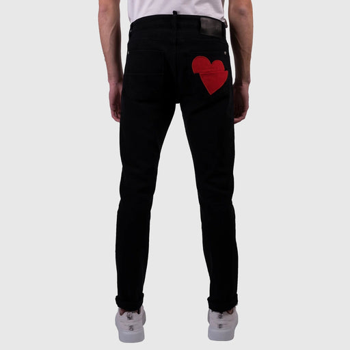 INIMIGO Red Heart Jeans Mens Pants 5609796287197 Free Shipping Worldwide