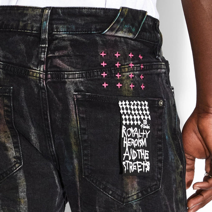 Ksubi Mens Chitch Pink Refrakt Jean Pants & Shorts KSUBI Free Shipping Worldwide