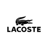 Lacoste logo featuring a black crocodile with white spots on its back.