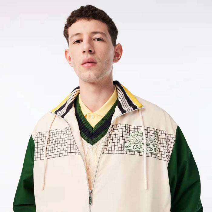 Lacoste Mens Recycled Polyester Track Jacket Jackets 195750075870 Free Shipping Worldwide
