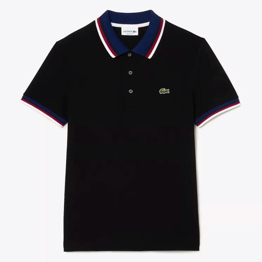 Lacoste Men’s Regular Fit Stretch Cotton Piqué Contrast Collar Polo Shirts 195750640245 Free Shipping Worldwide