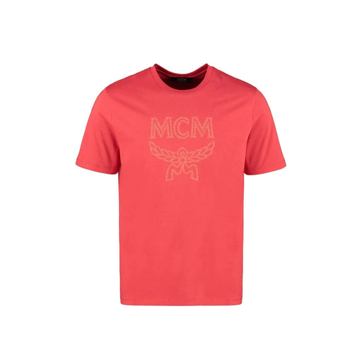 MCM Mens Classic Logo T-Shirt in Organic Cotton Shirts 8809630696742 Free Shipping Worldwide
