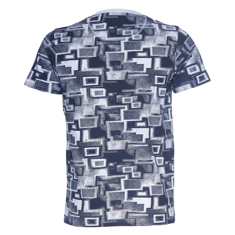 A.Tiziano ’Abram’ Graphic Print Crew Shirt Men’s T-Shirts 641187081385 Free Shipping Worldwide