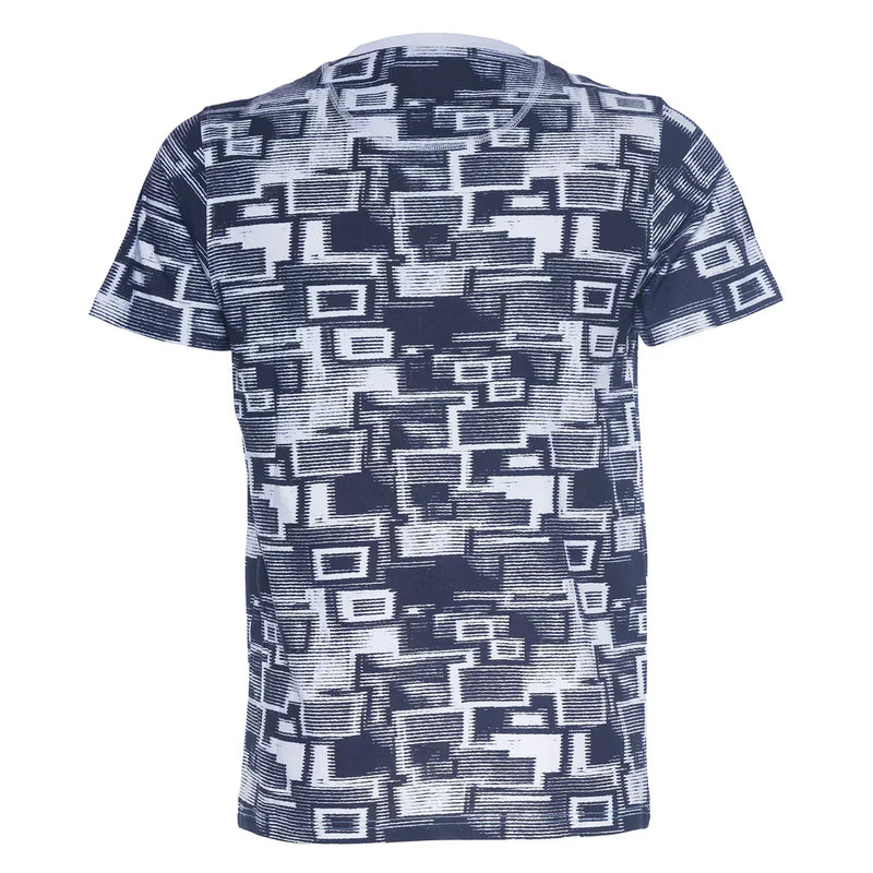 A.Tiziano ’Abram’ Graphic Print Crew Shirt Men’s T-Shirts 641187081385 Free Shipping Worldwide