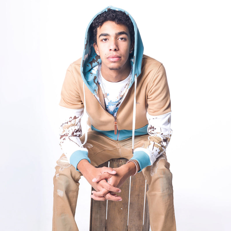 A.Tiziano ’Casey’ Graphic Print Hoodie Men’s Hoodies