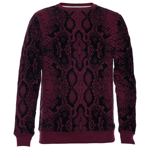 A.Tiziano ’Holden’ Printed Fleece Crewneck Sweatshirt Men’s Sweaters