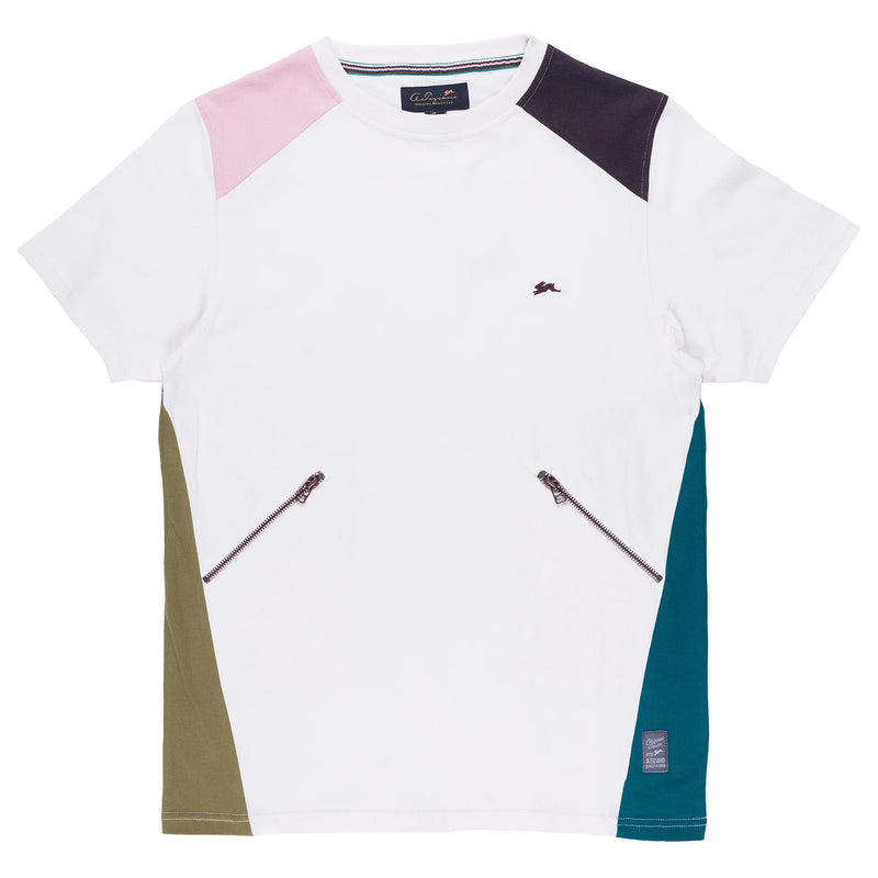 A.Tiziano ’Manny’ Jersey Color Blocked Crew Men’s T-Shirts 641187003455