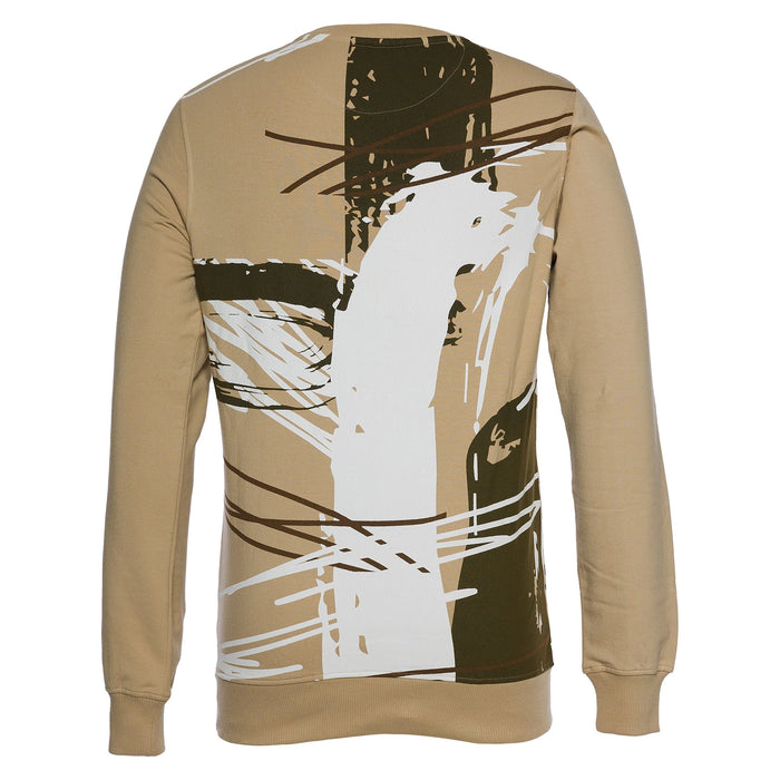 A.Tiziano ’Rodrigo’ Printed Fleece Crewneck Men’s Sweatshirts