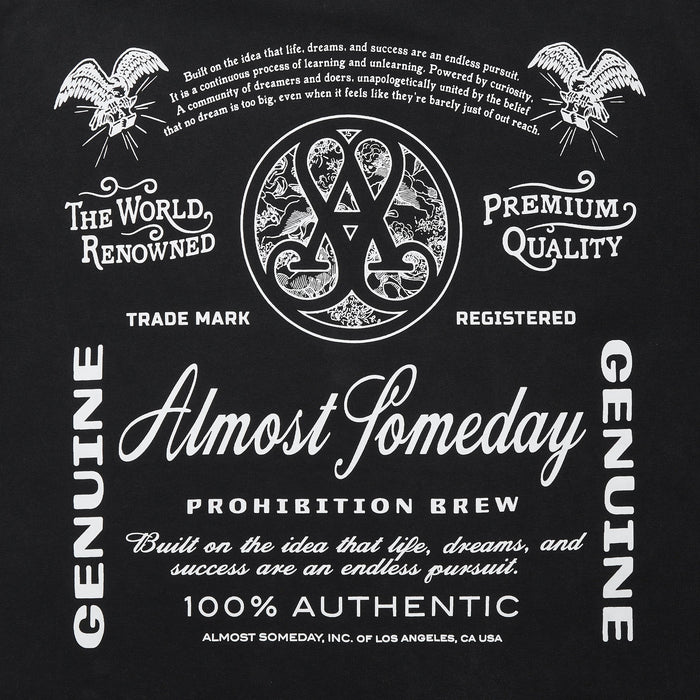 Almost Someday Prohibition Tee - Vintage Wash Men’s T-Shirts 513576
