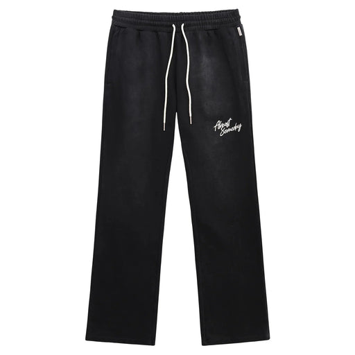 Almost Someday Signature Sunfade Flare Sweatpant Men’s Pants 489562 Free Shipping Worldwide