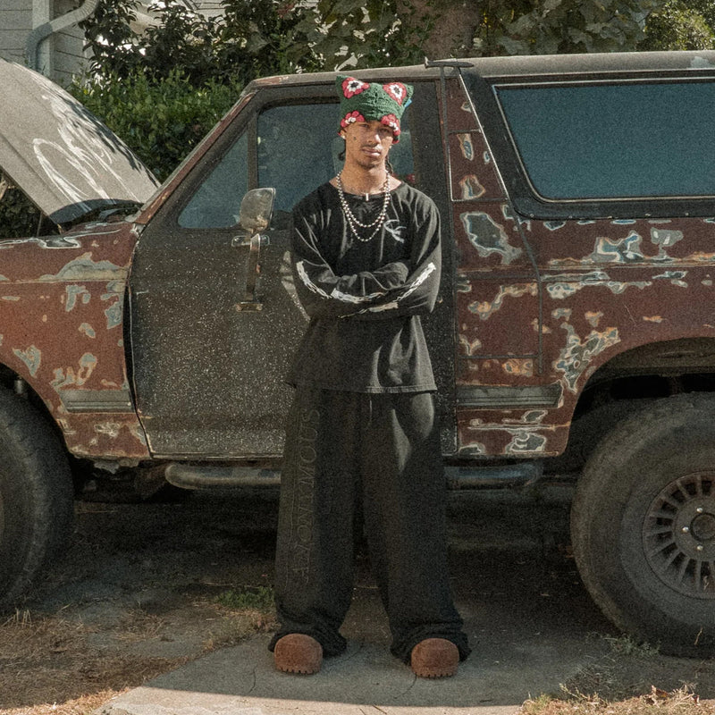 ARKYVE Crochet Cat Hat Men’s Hats