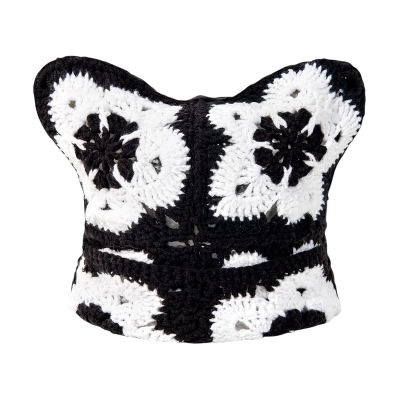 ARKYVE Crochet Cat Hat Men’s Hats 526026