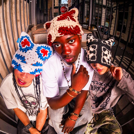 ARKYVE Paris Crochet Cat Hat Men’s Hats 522447