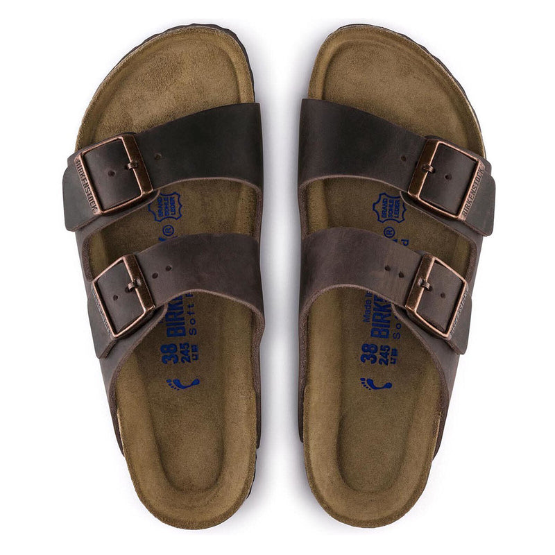 Birkenstock Arizona Soft Footbed Oiled Leather Sandal Unisex Shoes