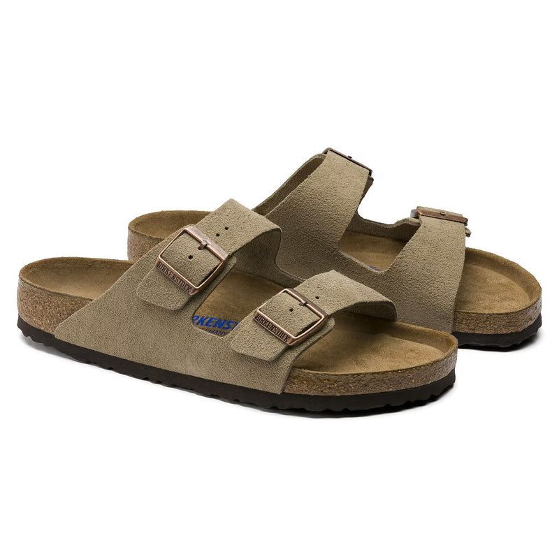 Birkenstock Arizona Soft Footbed Suede Leather Sandal Unisex Shoes