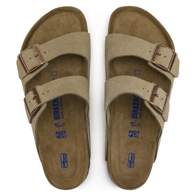 Birkenstock Arizona Soft Footbed Suede Leather Sandal Unisex Shoes