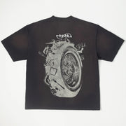 BLDG4 Wheels Knit T-Shirt Men’s T-Shirts BLDG4.