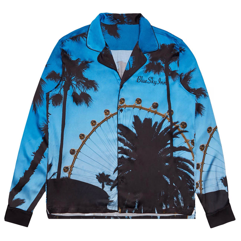 Blue Sky Inn Wheel Long Sleeve Shirt Men’s Shirts 8052693496471