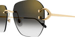 CARTIER CT0394S SUNGLASSES UNISEX METAL Sunglasses 843023169640