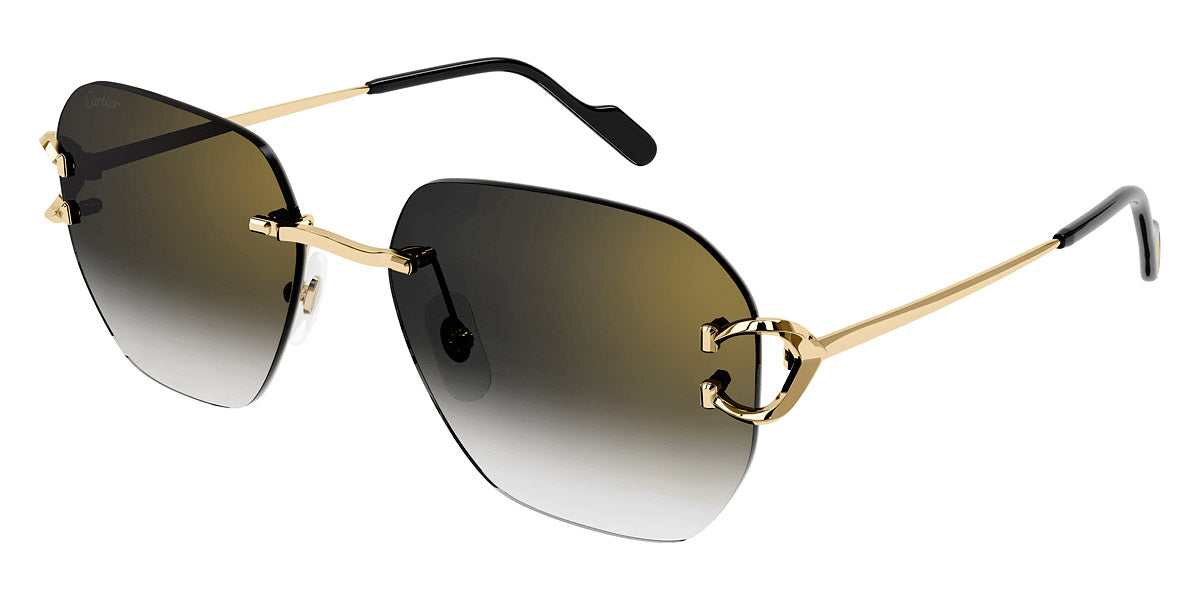 CARTIER CT0394S SUNGLASSES UNISEX METAL Sunglasses 843023169640